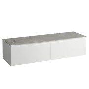 Arun meuble 1600 2t sans découpe plan piasentina grigio multicolour - LAUFEN H4161401519991 
