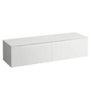 Arun meuble 1600 2t sans découpe plan en verre dépoli ton sur ton multicolour - LAUFEN H4181401519991 