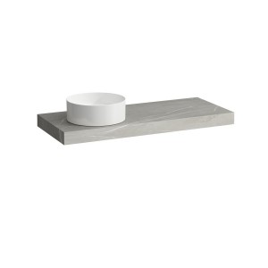 Arun plan de toilette 1200 déc à g sélection grès cérame - LAUFEN H4191221517701 