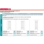 Sèche-serviette ACOVA - REGATE MIXTE avec télécommande 377W / 300W - ASX-074-050/GF