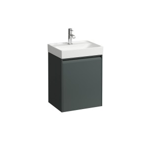 Meda meuble 450 1p charnières à g pr lave-mains 815111 gris traffic 435x340x515 - LAUFEN H4215420112661 