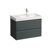 Meda meuble sous lavabo 800 2t pour lavabo 817115 gris traffic 785x450x515 mm - LAUFEN H4215920112661 