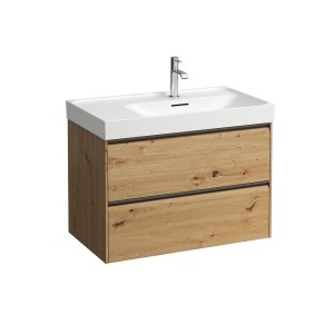Meda meuble sous lavabo 800 2t pour lavabo 817115 chêne sauvage 785x450x515 mm - LAUFEN H4215920112671 