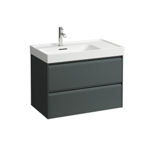 Meda meuble sous lavabo 800 2t pour lavabo 817116 gris traffic 785x450x515 mm - LAUFEN H4216020112661 