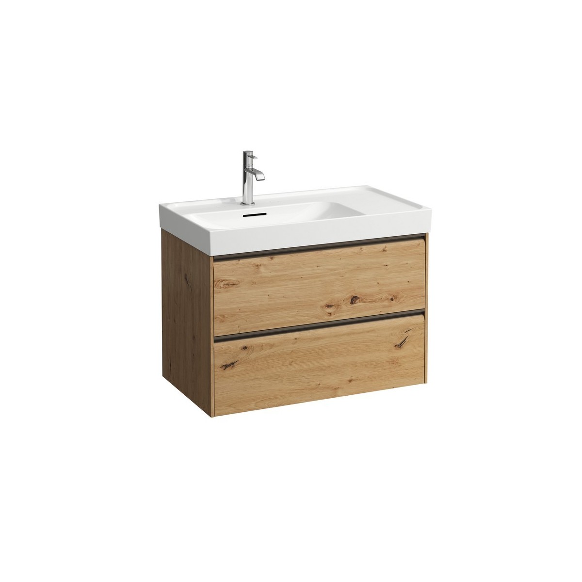 Meda meuble sous lavabo 800 2t pour lavabo 817116 chêne sauvage 785x450x515 mm - LAUFEN H4216020112671 