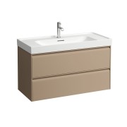 Meda meuble sous lavabo 1000 2t pour lavabo 810119 cappuccino 985x450x515 mm - LAUFEN H4216220114651 