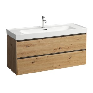 Meda meuble sous lavabo 1200 2t pour lavabo 814111 chêne sauvage 1180x450x515 mm - LAUFEN H4216320112671 