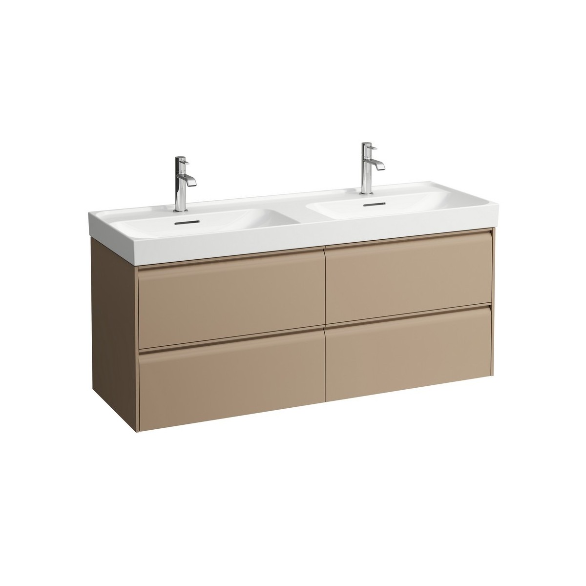 Meda meuble sous lavabo 1300 2t pour lavabo 814112 cappuccino 1285x450x515 mm - LAUFEN H4216440114651 