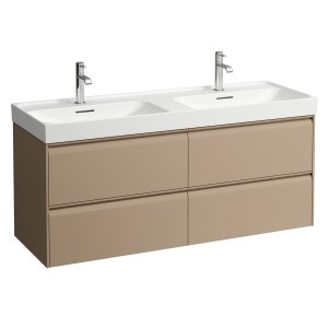 Meda meuble sous lavabo 1300 2t pour lavabo 814112 cappuccino 1285x450x515 mm - LAUFEN H4216440114651 