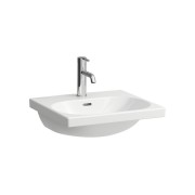 Lua lavabo mural ou à poser sur meuble non percé 500x460x180mm blanc avec lcc - LAUFEN H8100814001091 