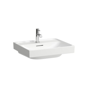 Meda lavabo mural ou à poser sur meuble blanc 550x460x80 mm - LAUFEN H8101120001091 