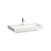 Meda lavabo mural ou à poser sur meuble blanc 800x460x80 mm - LAUFEN H8101170001111 