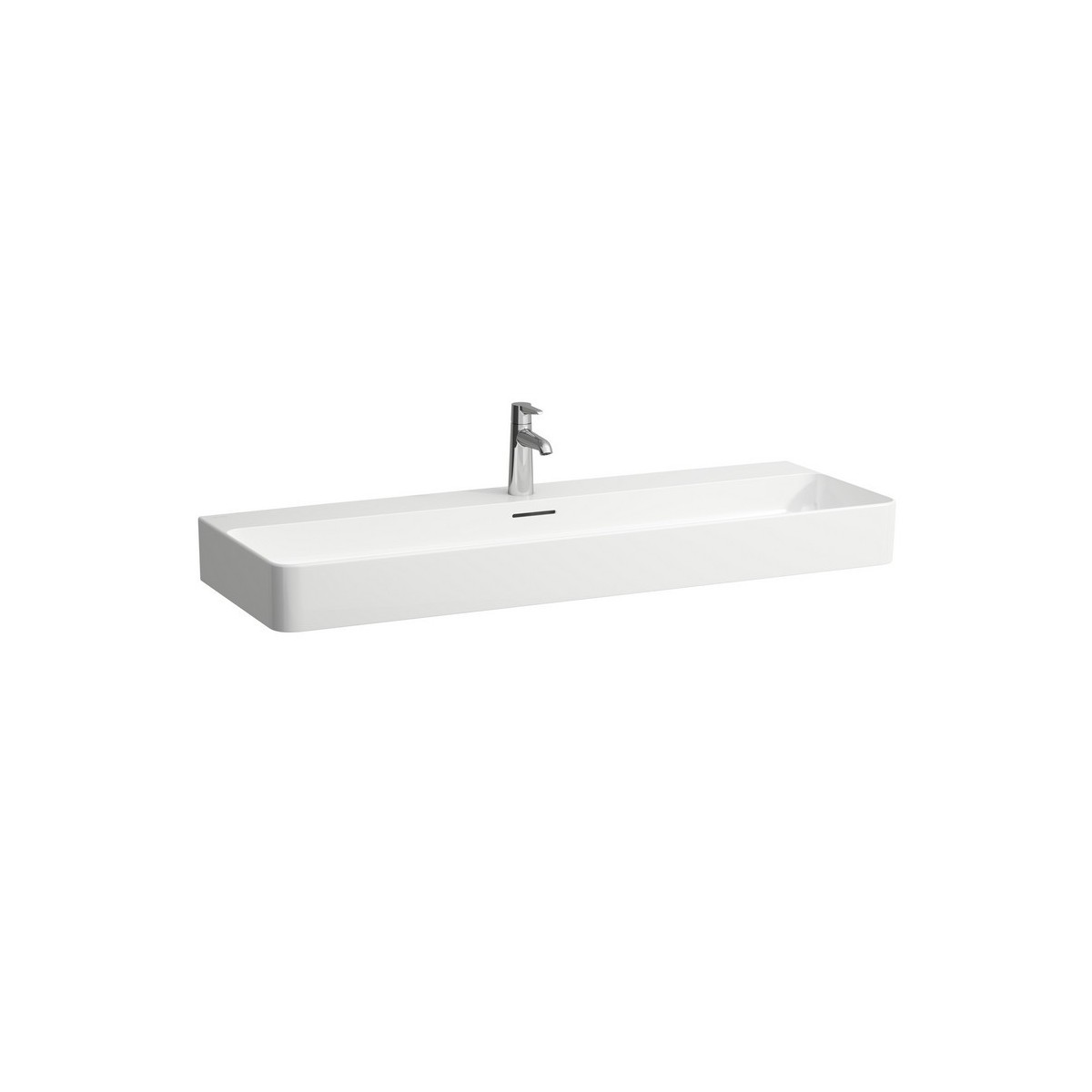 Val lavabo mural ou à poser sur meuble blc lcc active 1200x420x115 - LAUFEN H810289A001151 