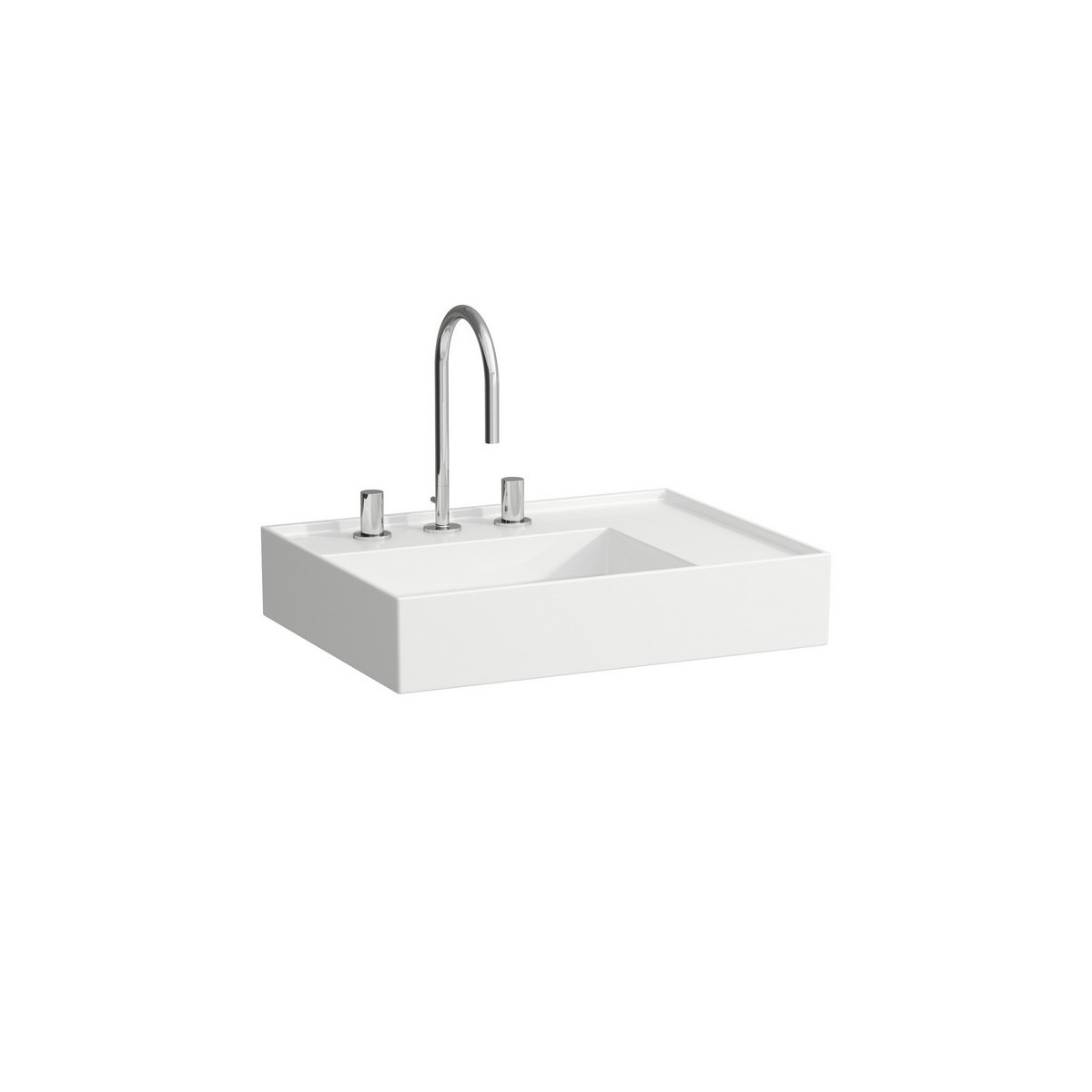 Lavabo asymétrique droite kartell 60x46 lcc blc - LAUFEN H8103344001581 