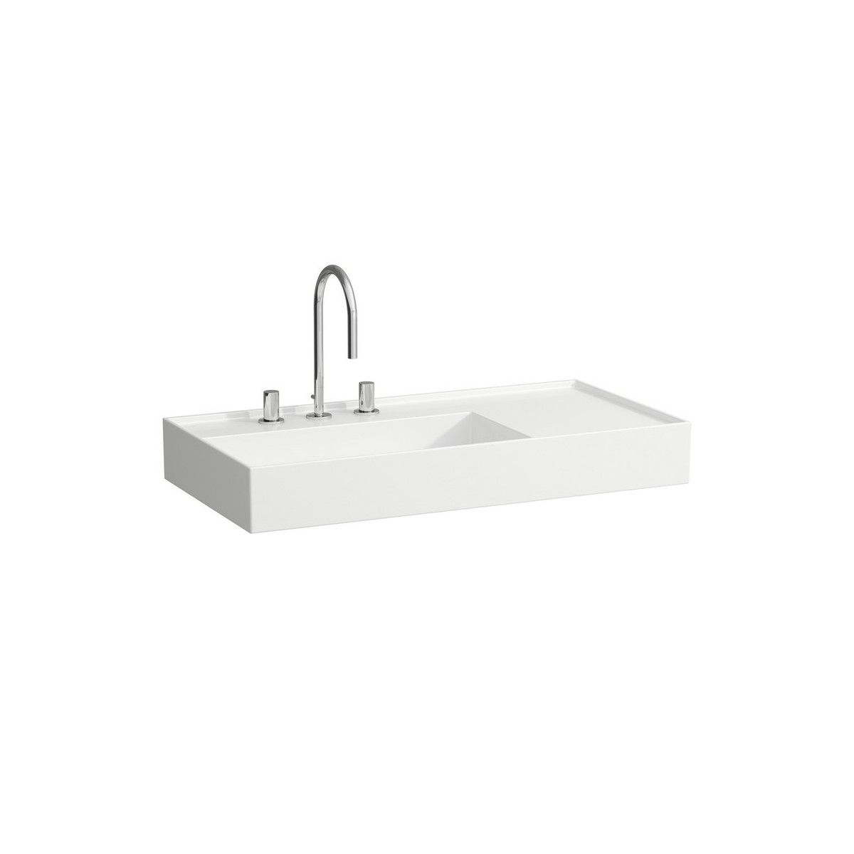 Lavabo asym. d kartell 90 lcab - LAUFEN H810338A001121 