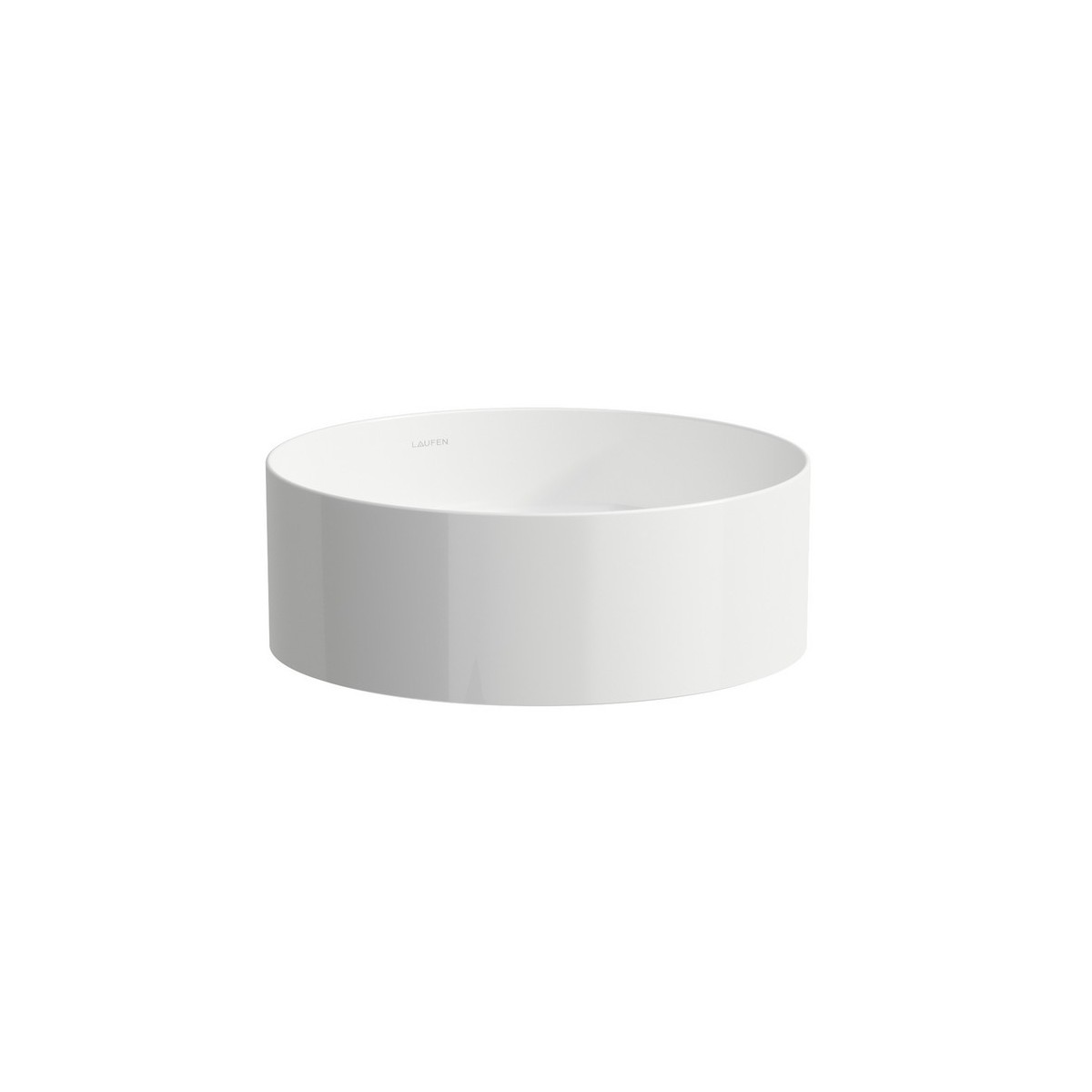 Living vasque à poser rond blanc lcc (laufen clean coat) 380x380x130 mm - LAUFEN H8114354001121 