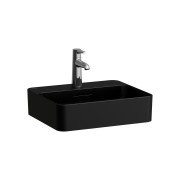 Val lave-mains à poser face inférieure meulée non percé 450x380x115mm noir mat - LAUFEN H8122807161091 