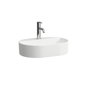 Savoy vasque à poser ovale blanc 550x380x130 mm - LAUFEN H8129450001041 