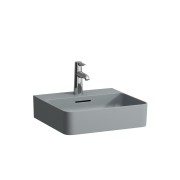 Val lave-mains non percé sans trop-plein 450x420x115 mm graphite mat - LAUFEN H8152817581121 