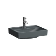 Meda lave-mains à poser sur plan face inférieure meulée graphite mat 450x350x80 - LAUFEN H8161117581111 
