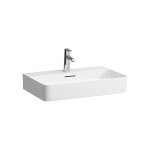 Val lavabo à poser, face inférieure meulée 1t ss tp 650x420x115 mm blc mat - LAUFEN H8162847571111 