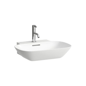 Ino lavabo à poser face inférieure meulée non percé ss tp 560x450x120 mm blc mat - LAUFEN H8163027571121 