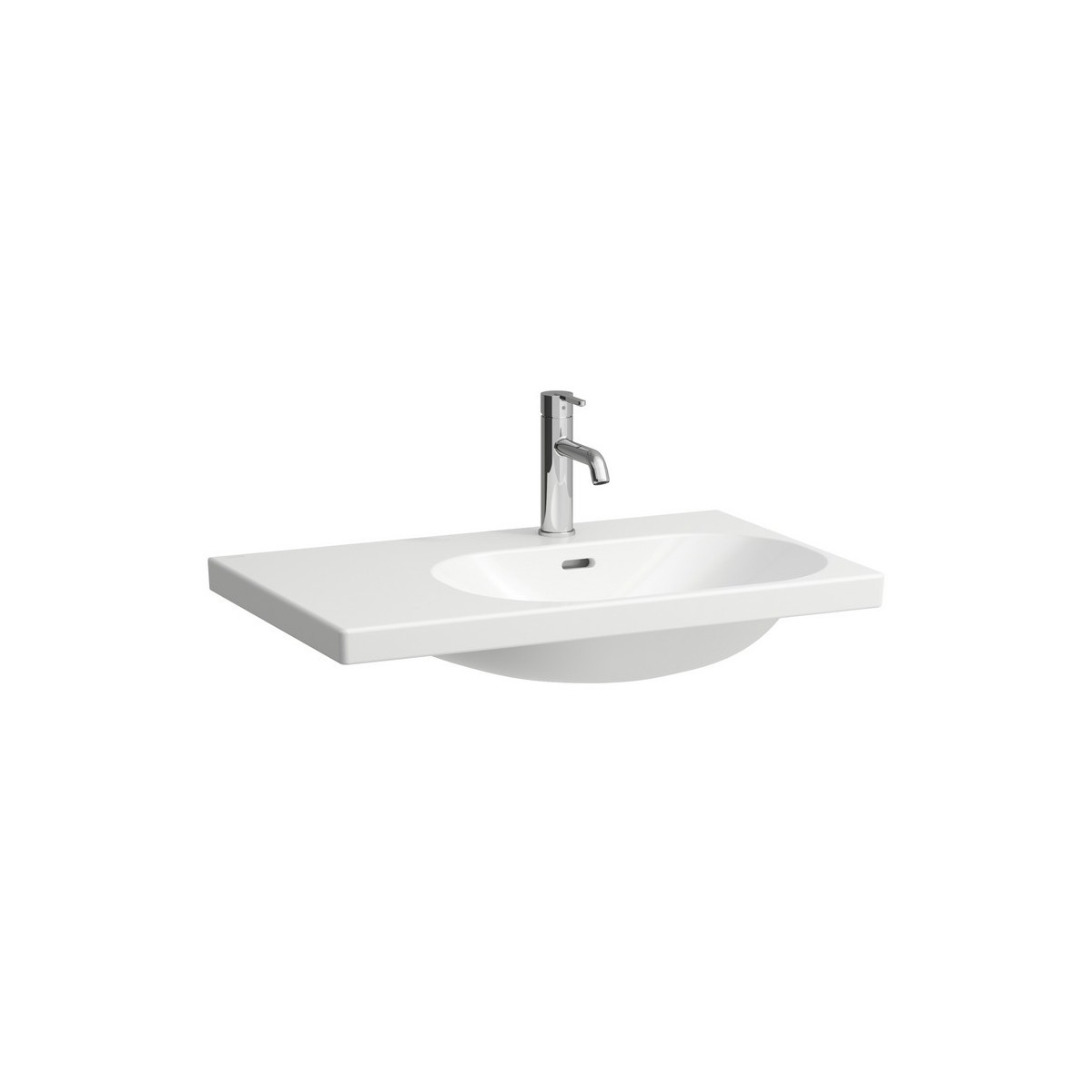 Lua lavabo, tablette à gauche ou à poser sur meuble - LAUFEN H8170850001091 