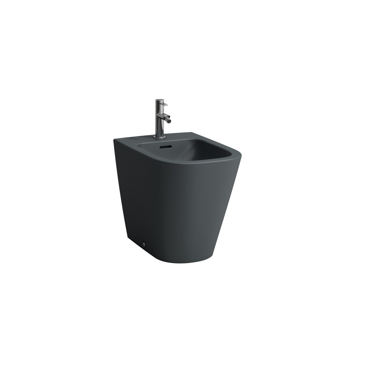 Meda bidet au sol graphite mat 540x360x430 mm - LAUFEN H8321117583021 