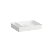 Val plateau organisateur resctangulaire en céramique 360x280x60mm blanc mat - LAUFEN H8702827570001 