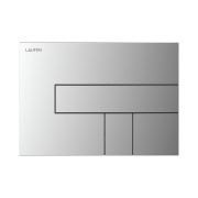 Plaque ch. double lis ineo aw100 chro - LAUFEN H9001000040001 