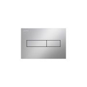 Plaque de commande ineo horizon dispositif double chasse chromé satiné 213x6x145 - LAUFEN H9001110070001 