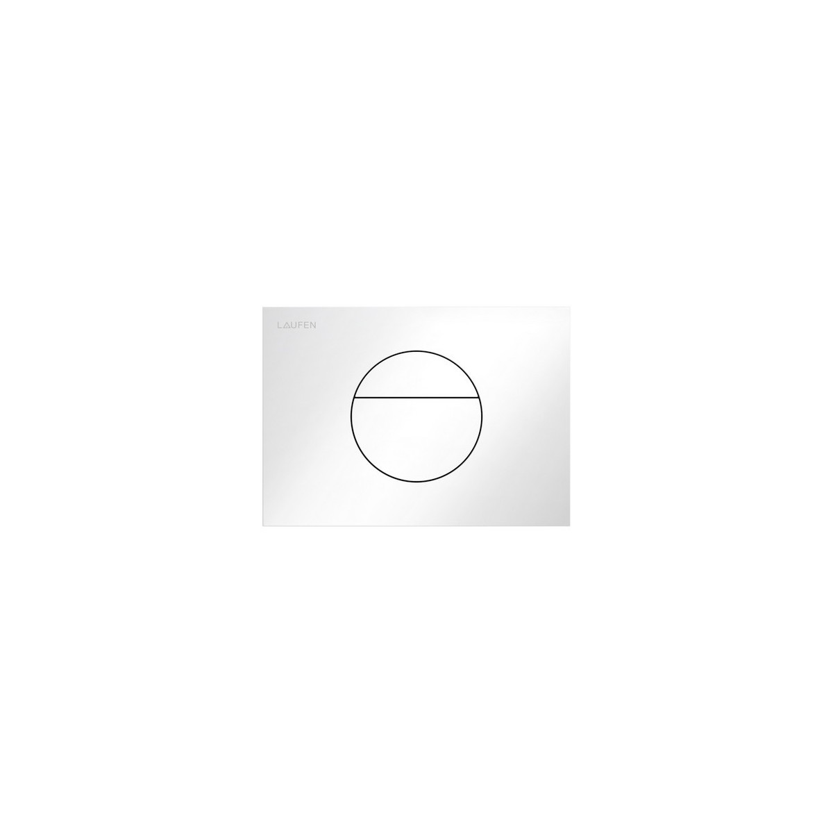 Plaque de commande ineo sunrise dispositif double chasse blanc 203x6x145 mm - LAUFEN H9001120000001 