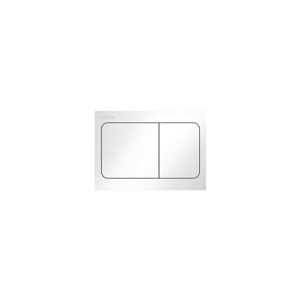 Plaque de commande ineo air dispositif double chasse blanc 203x6x145 mm - LAUFEN H9001130000001 
