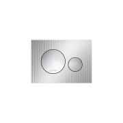 Plaque de commande ineo moondance dispositif double chasse chromé 203x6x145 mm - LAUFEN H9001160040001 