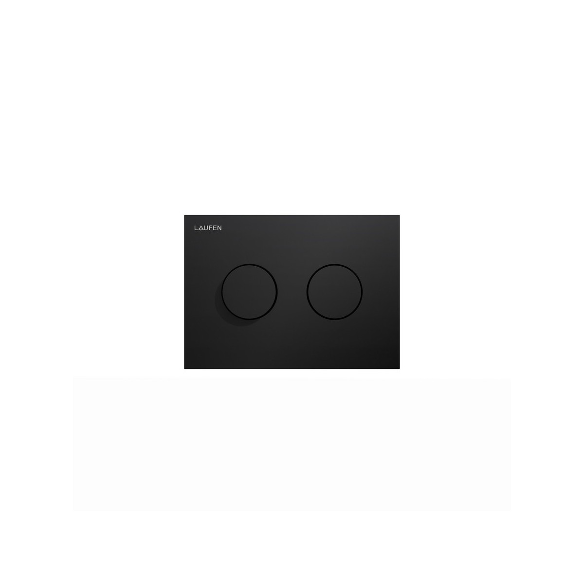 Plaque de commande ineo groove dispositif double chasse noir mat 203x18x145 mm - LAUFEN H9001177160001 