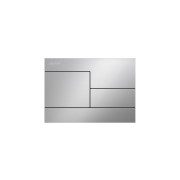 Plaque de commande ineo skyline dispositif double chasse chromé satiné 208x6x148 - LAUFEN H9001180070001 