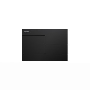 Plaque de commande ineo skyline dispositif double chasse noir mat 208x6x148 mm - LAUFEN H9001187160001 