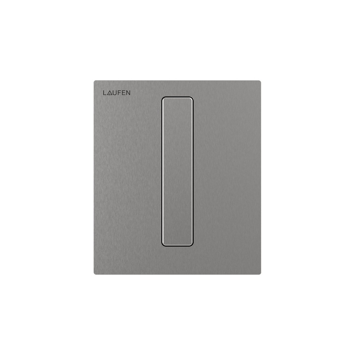 Plaque de cde urinoir lis ineo au103 acier inoxydable brossé 125x10x145 - LAUFEN H9091039280001 