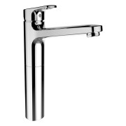 Citypro mitigeur de lavabo rehaussé bec 190mm sans vidage chromé - LAUFEN HF500914100000 