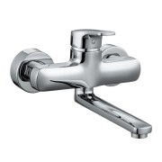 Citypro mitigeur de lavabo mural bec 167mm chromé - LAUFEN HF500922100600 