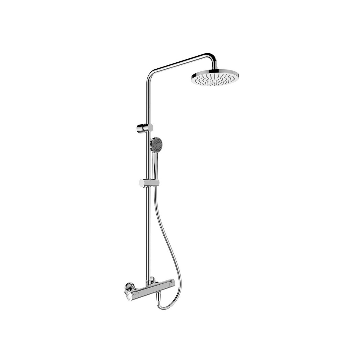 Citypro showerstation thermostatique p de dche pluie ø 200 mm avec accessoires - LAUFEN HF500957100600 