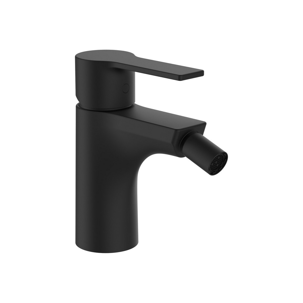 Swisstap mitigeur de bidet bec fixe 107 mm pvd titane noir mat - LAUFEN HF506110428010 