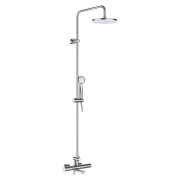 Therm colonne bd thermostatique p de dche ø 230 mm flexible douchette chromé - LAUFEN HF506567100600 