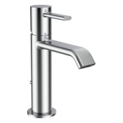 Meda mitigeur de lavabo bec fixe 110 mm avec vidage clic-clac chromé - LAUFEN HF506603100000 