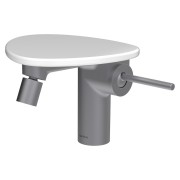 Ada mit bidet tablette np bec 110 mm av vid clic-clac pvd inox/blanc brillant - LAUFEN HF506710501060 