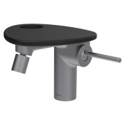 Ada mit bidet tablette percée bec 110 mm av vid clic-clac pvd inox/noir mat - LAUFEN HF506710503000 