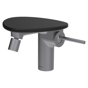 Ada mit bidet tablette np bec 110 mm av vid clic-clac pvd inox/noir mat - LAUFEN HF506710503060 