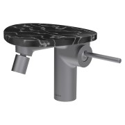 Ada mit bidet tablette np bec 110 mm av vid clic-clac pvd inox/marbre noir - LAUFEN HF506710506060 