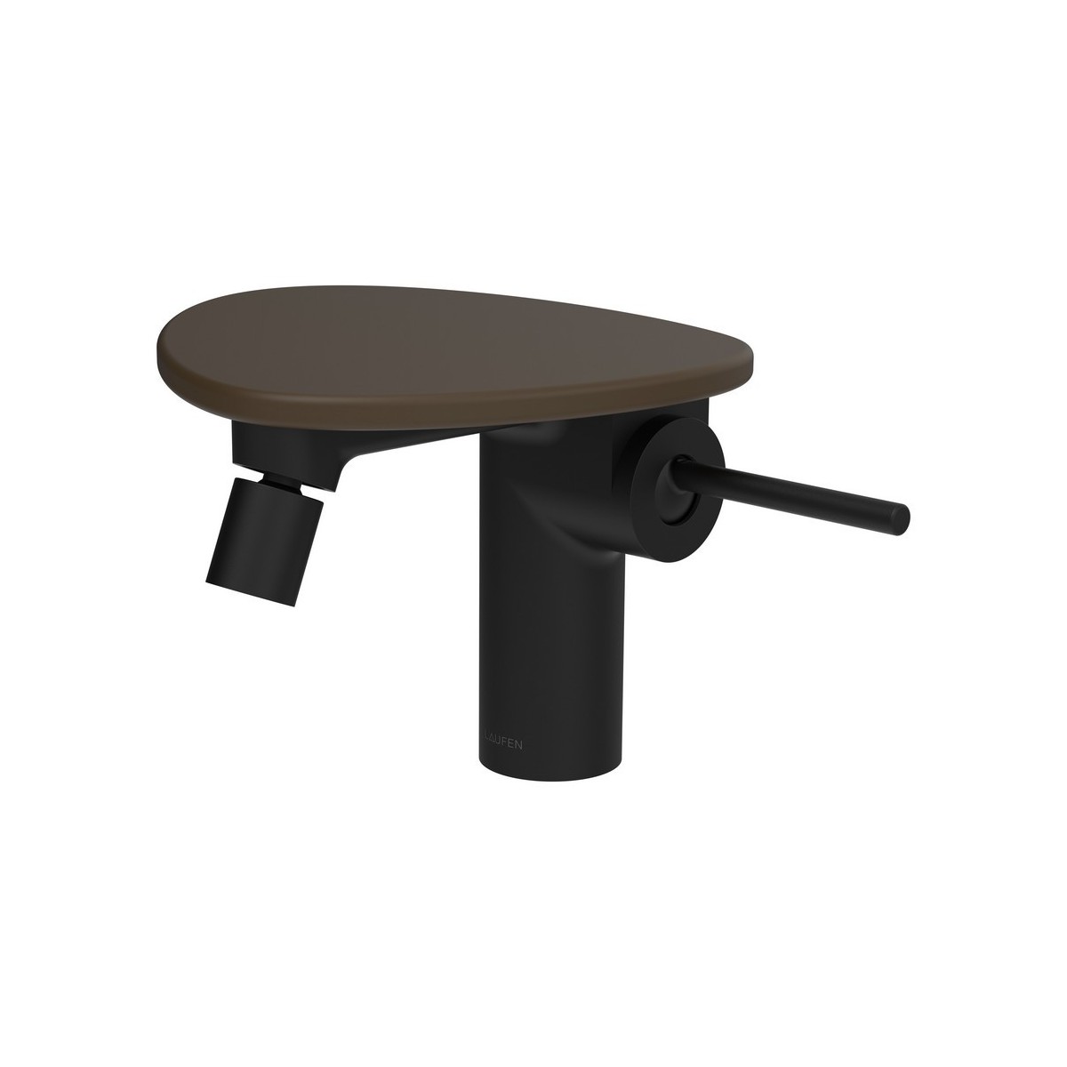 Ada mit bidet tablette np bec 110 mm av vid clic-clac pvd noir/café mat - LAUFEN HF506710514060 