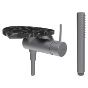 Ada mit de d à enc avec simibox 1-point tablette np pvd inox/marbre noir - LAUFEN HF506755506060 